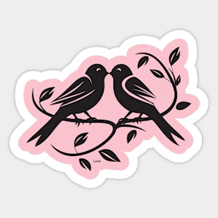 ForeverFly Creative Lovebird Sticker